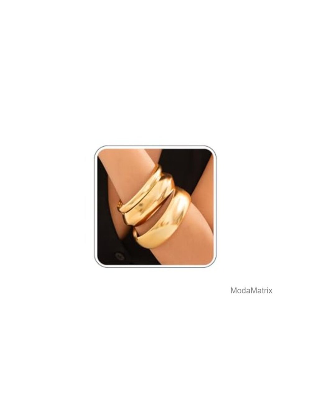 Chunky Gold Bangle Bracelets Set for Women Wide Cuff Stackable Jewelry
